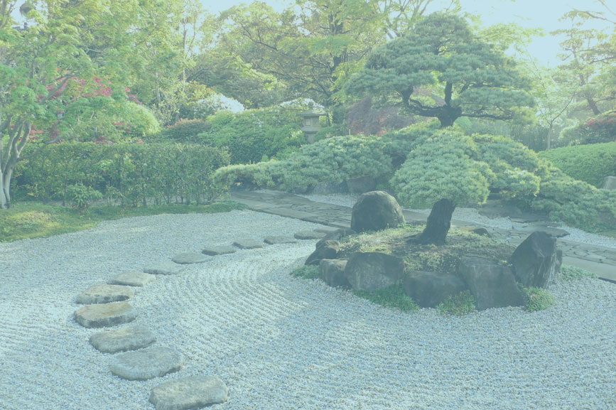 zen garden path